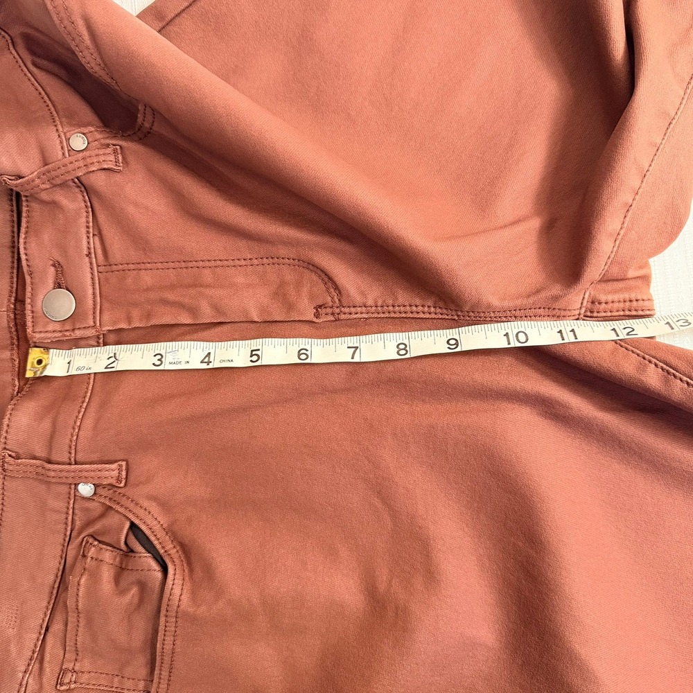 Chicos Bootcut Faux Leather Trousers Brown Sz2 (12) Cowgirl Rodeo Date Night - Picture 6 of 8